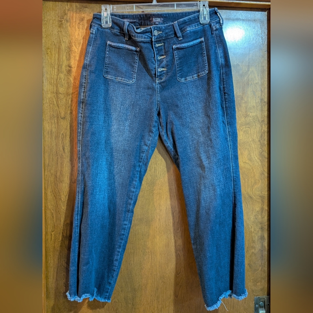 Euc NYDJ High Rise Dark Blue Women's Jeans 14